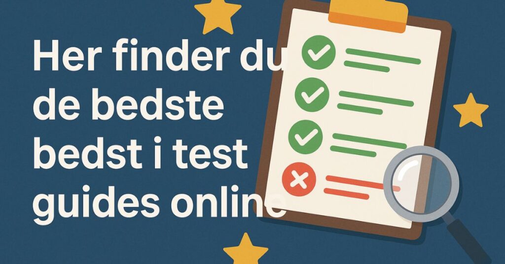 Bedste bedst i test guides online